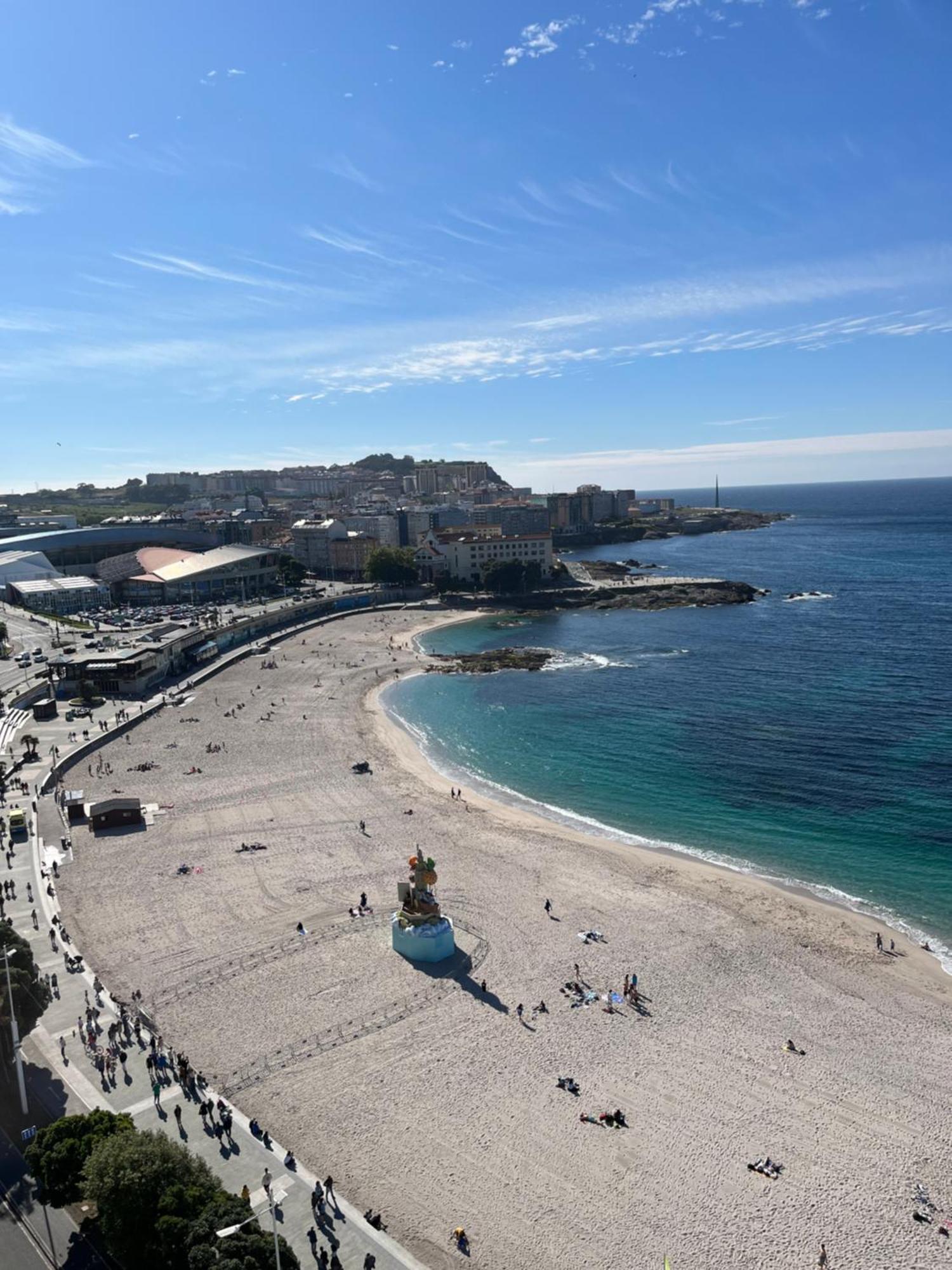 Primera Linea Playa Riazor Ла-Корунья Экстерьер фото